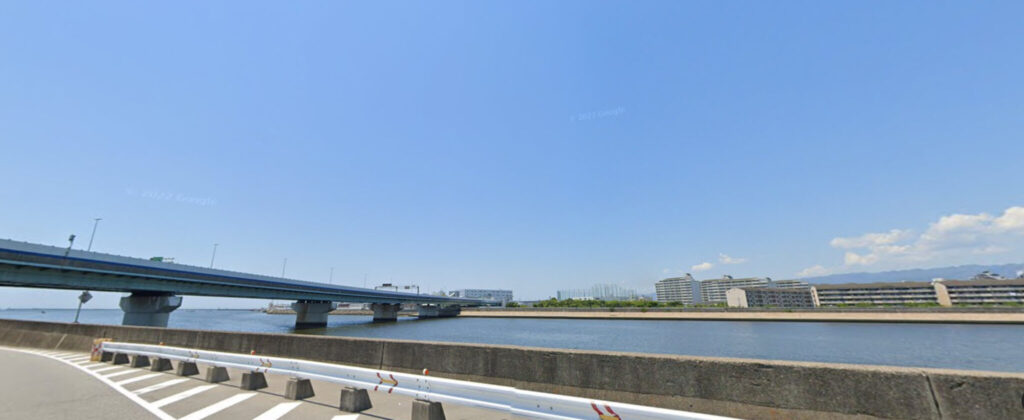 武庫川河口付近